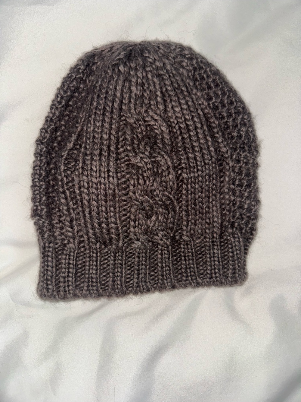 H&M Chunky Cable Knit Beanie - Charcoal